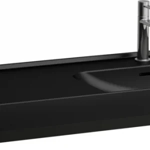 Lavabo Laufen Meda 120 x 46 cm Noir mat Certifié